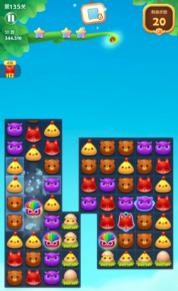 开心消消乐135关怎么过2
