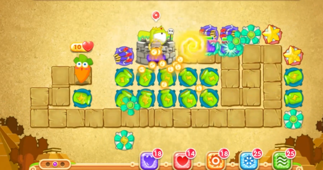 保卫萝卜二75关怎么过2