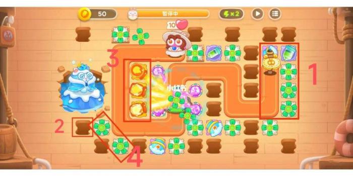 保卫萝卜4第28关怎么打1