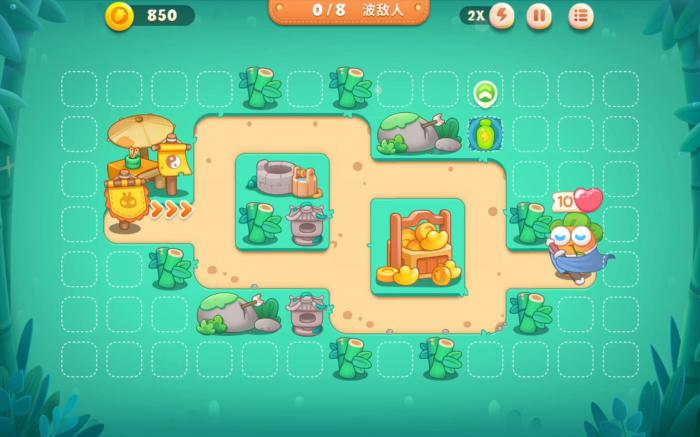 保卫萝卜4卧兔藏龙第25关怎么过2