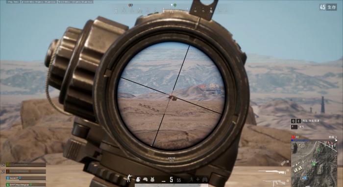 绝地求生如何知道敌人有多远1