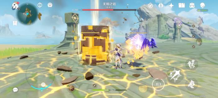 原神中怎么打无相之岩1