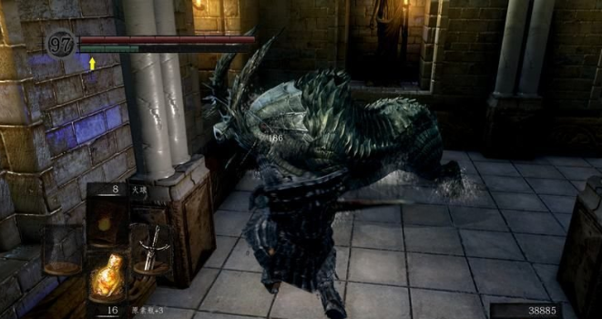 黑暗之魂书库猪怎么打3