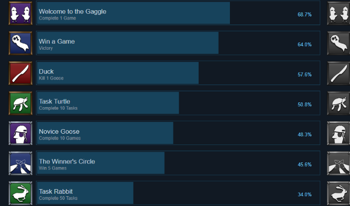 鹅鸭杀手游成就怎么解锁1