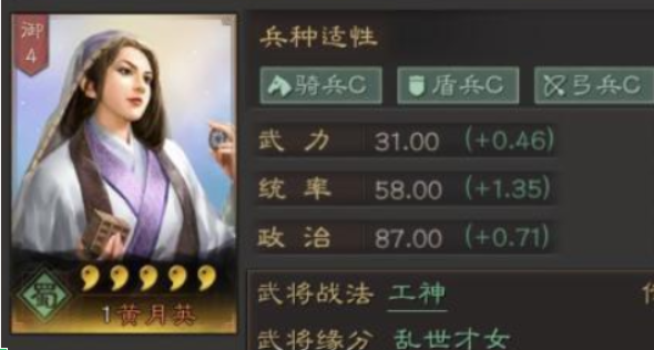 三国天下归心黄月英阵容推荐1