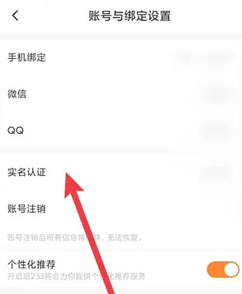 233乐园怎么实名认证3