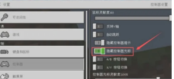 我的世界怎么把鼠标隐藏6