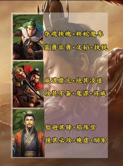 三国志战略版姜维怎么配将3