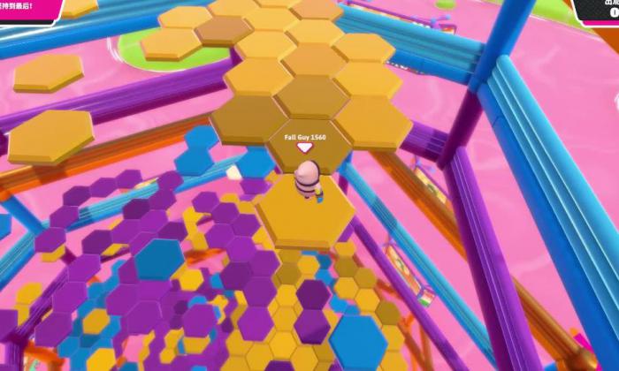 糖豆人蜂巢怎么一格一格跳1
