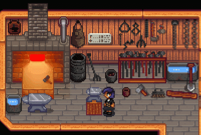 星露谷物语的铁匠在哪里1