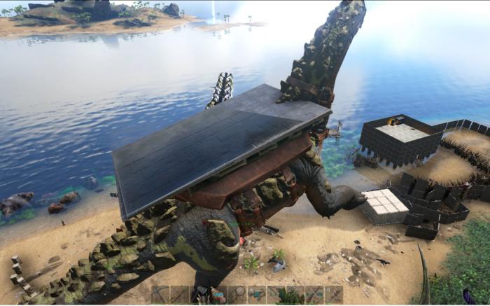 方舟生存进化怎么驯服泰坦龙2