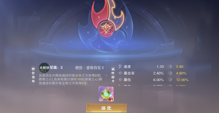 斗罗大陆魂师对决外附燃骨效果怎么样1