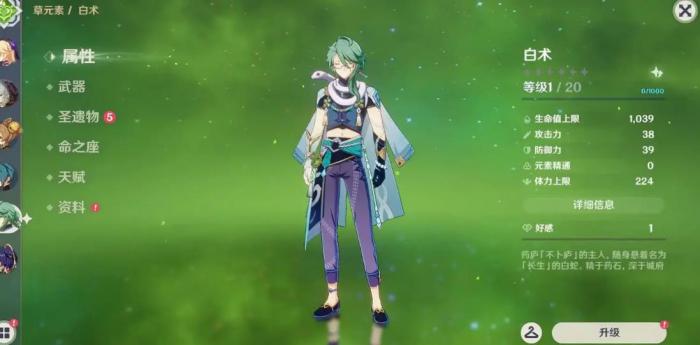 原神白术圣遗物怎么选_原神白术圣遗物词条