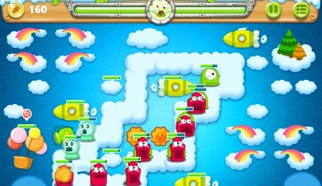 保卫萝卜259关怎么拿到金萝卜1