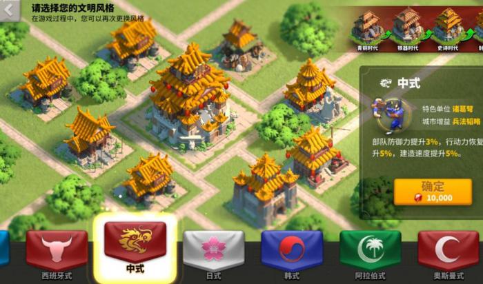 万国觉醒选什么文明风格1