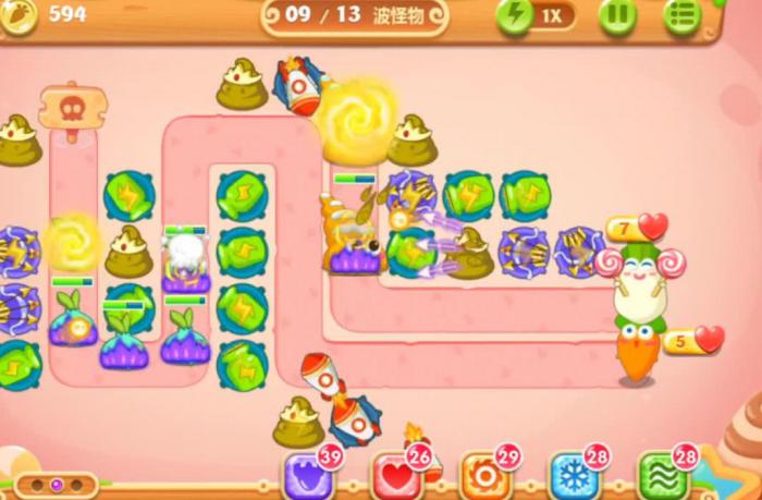 保卫萝卜2第59关任务完成攻略是什么1