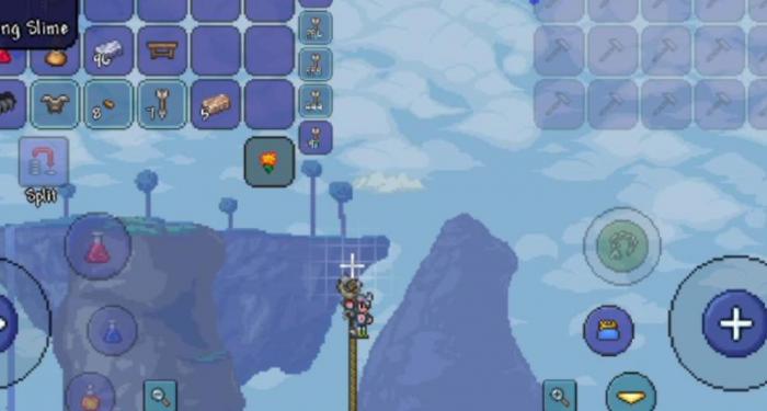 泰拉瑞亚绳子怎么使用_泰拉瑞亚绳子爬不上去