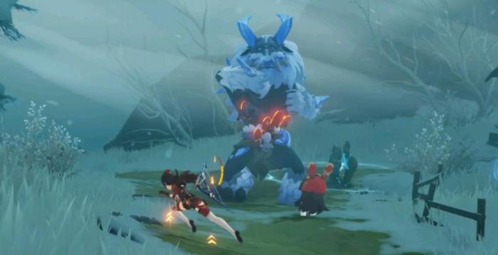 原神雪山顶上的精英怪怎么打1