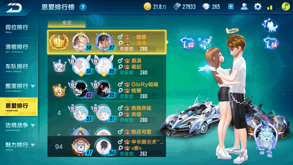 qq飞车情侣需要多少亲密度_qq飞车情侣需要多少级 qq飞车情侣需要多少亲密度_qq飞车情侣需要多少级