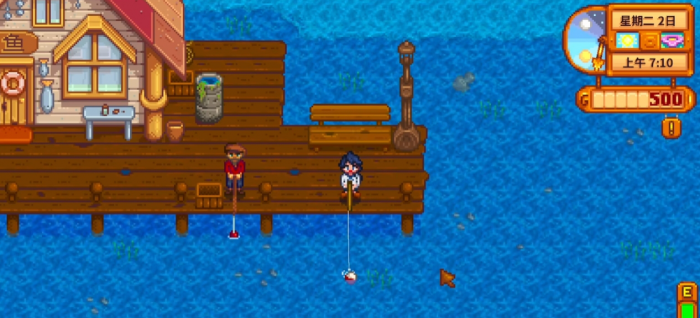 星露谷物语钓鱼装备怎么装1