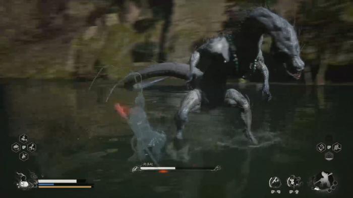 黑神话悟空望犀坡跳浪蛟如何攻克1