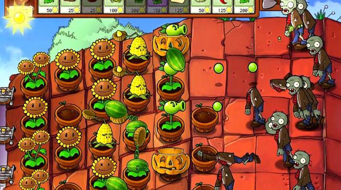 植物大战僵尸的植物僵尸怎么过1
