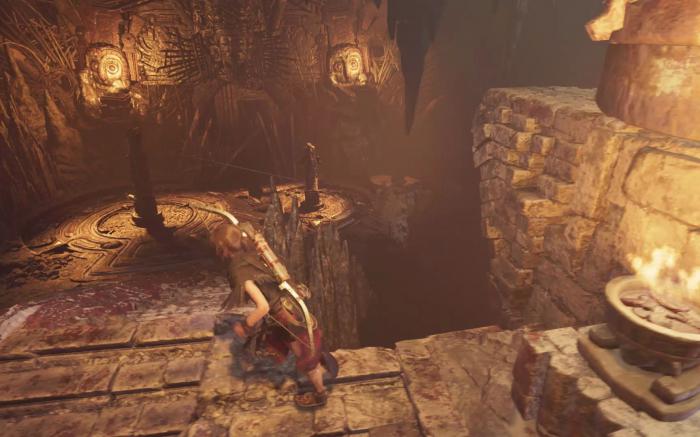 古墓丽影两个转盘怎么过1