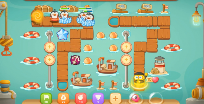 保卫萝卜3码头第三关怎么过1