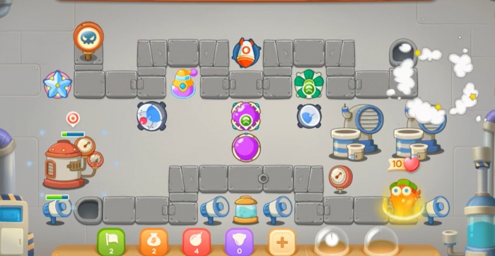 保卫萝卜3第三十九关怎么过2