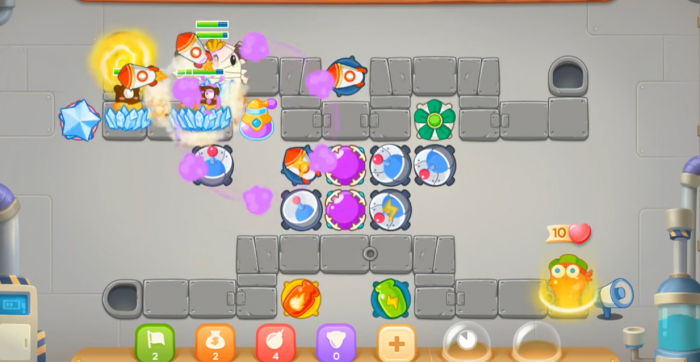 保卫萝卜3第三十九关怎么过3