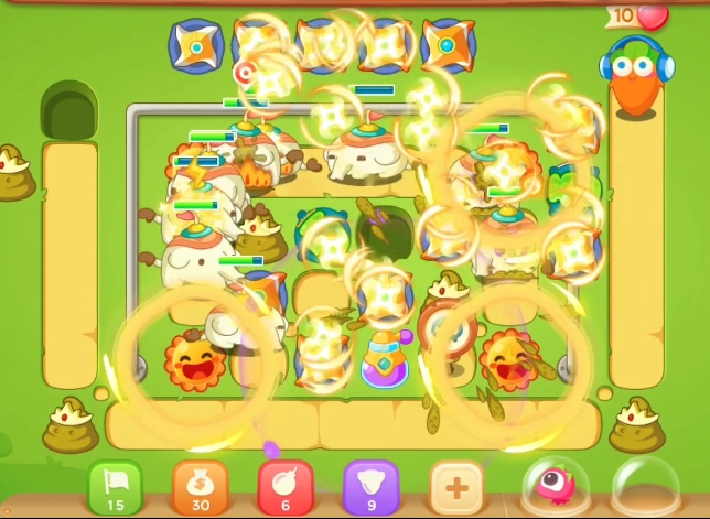 保卫萝卜3游乐场第11关怎么过2