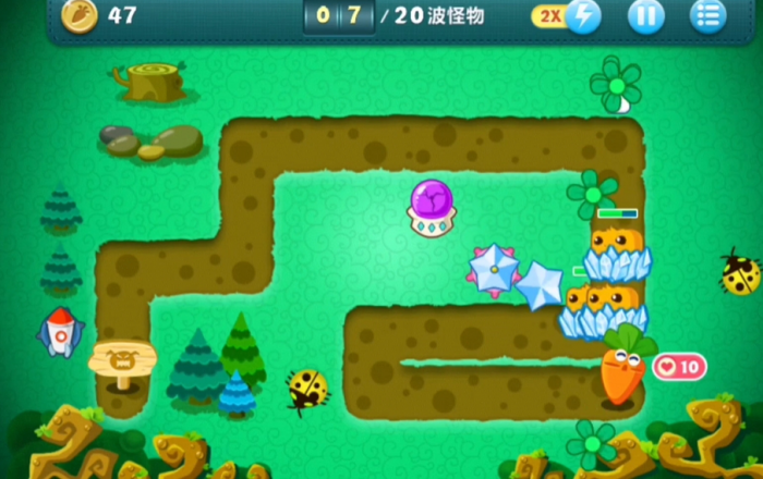 保卫萝卜丛林第7关怎么过2