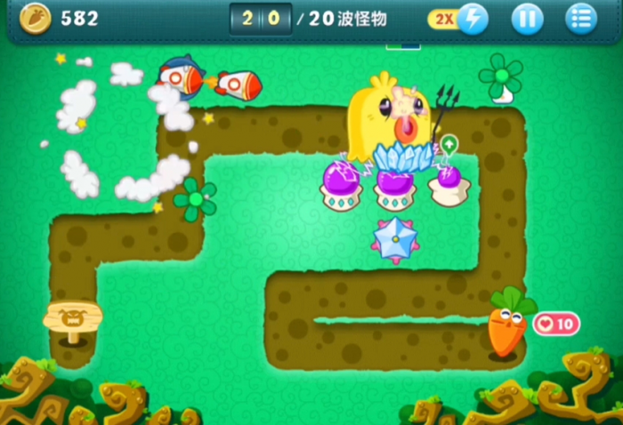 保卫萝卜丛林第7关怎么过3