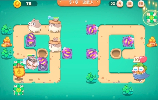 保卫萝卜4第一章第28关怎么过1