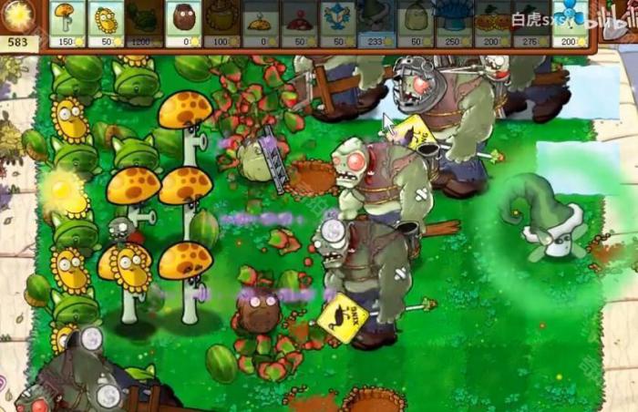 《植物大战僵尸杂交版》挑战模式第55关通关攻略6