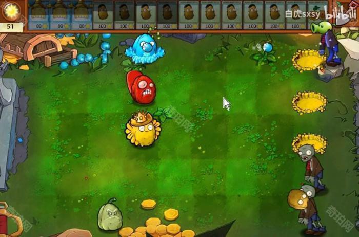 《植物大战僵尸杂交版》挑战模式第72关通关攻略2