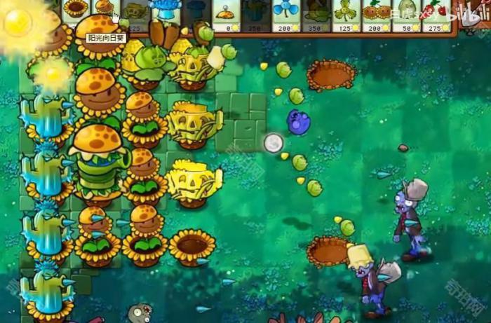 《植物大战僵尸杂交版》挑战模式第16关通关攻略4