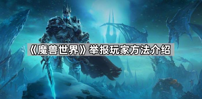 魔兽世界举报玩家方法介绍_魔兽世界怎么举报才有用