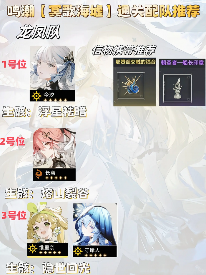 《鸣潮》2.1版本冥歌海墟通关阵容推荐7
