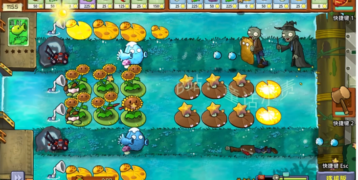 《植物大战僵尸嫁接版》新植物路灯花荷叶介绍5