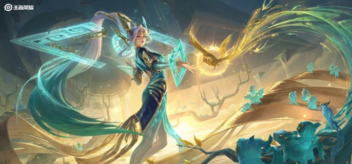 王者荣耀??女娲万灵启世怎么领1