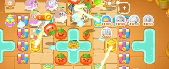 保卫萝卜4法老归来第44关怎么玩8