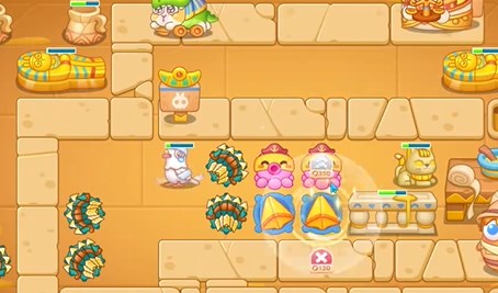 保卫萝卜4法老归来第38关怎么过5