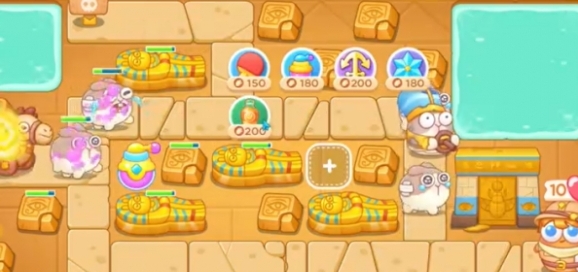 保卫萝卜4法老归来第20关怎么过2