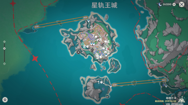 原神星轨王城8个欢声飞羽在哪_原神星轨王城连线顺序