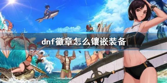 dnf徽章怎么镶嵌装备1