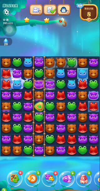 开心消消乐2693关怎么过3