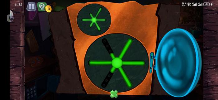 密室逃脱17旋转圆盘怎么开门闩1