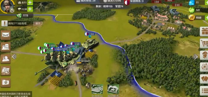 二战风云怎么增加战场等级3