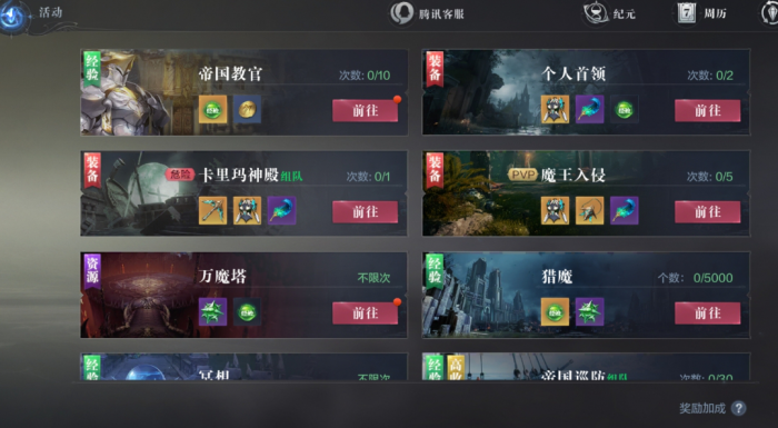 全民奇迹2繁荣度怎么做2